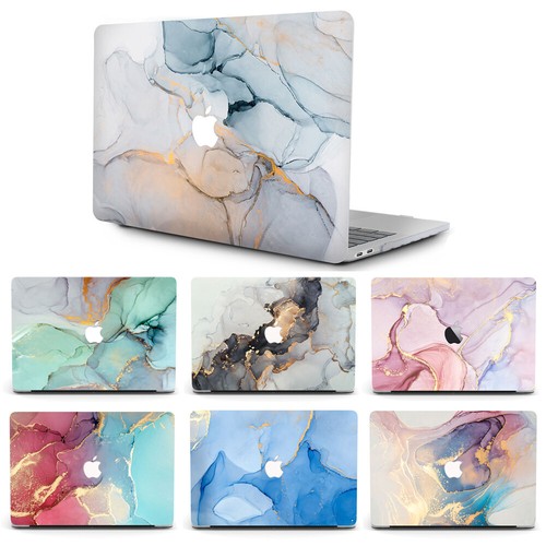 Matte Marbled Hard Shell Case Protector for MacBook Air Pro 11 13 14 15 16 inch - Picture 1 of 34