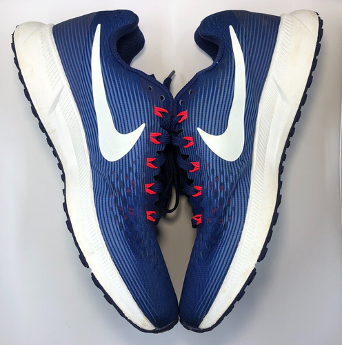 Nike Zoom Pegasus 34 Womens 8.5 Blue White Shoosh Running Shoes 880560-410  *914 | eBay