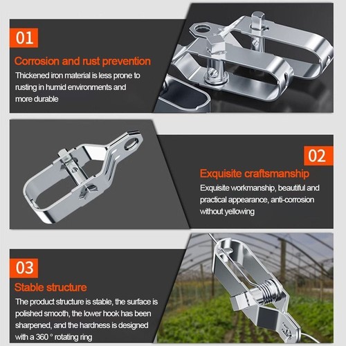Heavy Duty Wire Tightener Galvanised Electric Fence Tightener Home - Picture 5 of 17