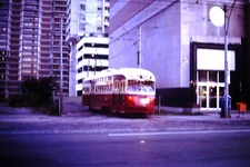 Original 1971 TTC Toronto Trolley Car St Clair Line Slide 6148