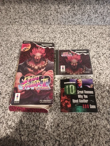Super Street Fighter II Turbo (3DO, 1994) - Mint Disc - CIB