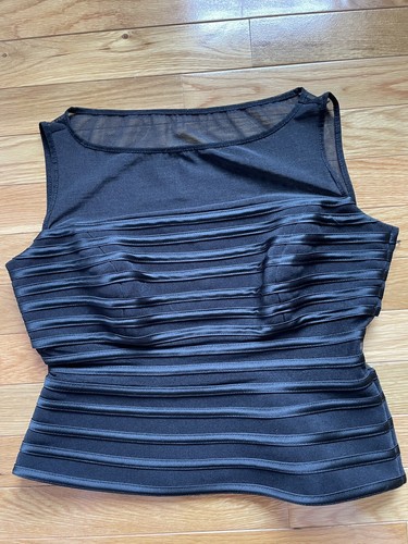 CACHE Top Corset 10 Black Evening Special Occasion Structured Made in Canada - Picture 5 of 7