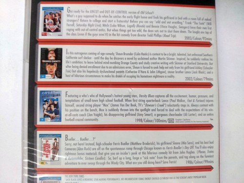 Old School / Otange County / Varsity Blues / Ferris Bueller / School of Rock-DVD - Picture 4 of 7