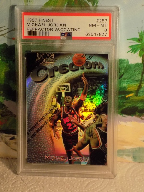 97-98 Topps Finest Michael Jordan Creators Refractor 97-98 Topps Finest Michael Jordan Creators Refractor