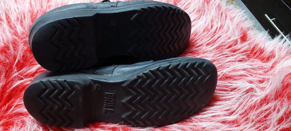 Brill work boots BLACK LEATHER BOOTS SHOES SIZE 42 - Image 4 of 4