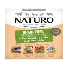 Naturo Grain Free Salmon & Potato With Veg Tray 400g (Pack of 7) 4.91 per kilo