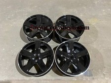 Llantas de aleación 21" x4 nuevas Porsche Macan Turbo Style negro brillante labio pulido 5x112