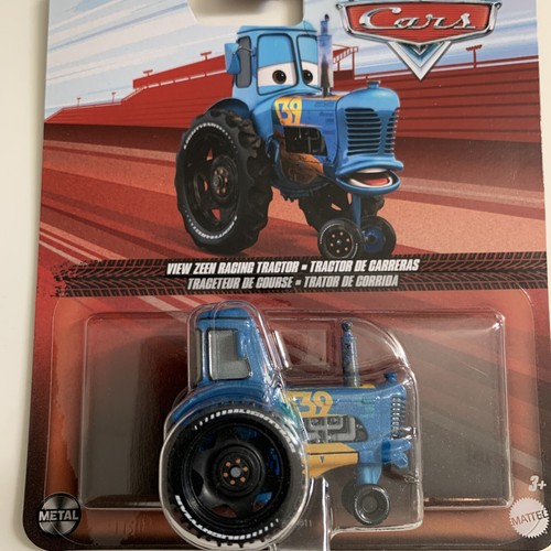 Disney Pixar Cars View Zeen Racing Tractor Mattel Official Diecast Cars 2024 #2 - Picture 13 of 24