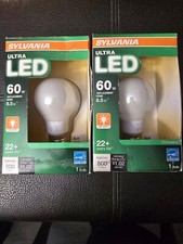 Lot of 2-Sylvania-Ultra LED-60 Watt 8.5 watt 22 years life Dimmable NEW 