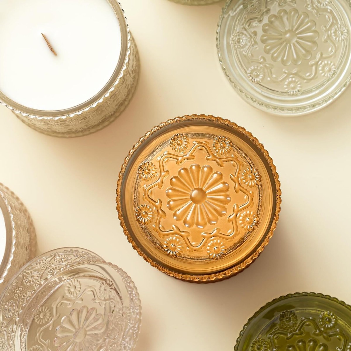 LA JOLIE MUSE Sandalwood Candle, Wood Wicked Large Candle LA JOLIE MUSE Sandalwood Candle, Wood Wicked Large Candle