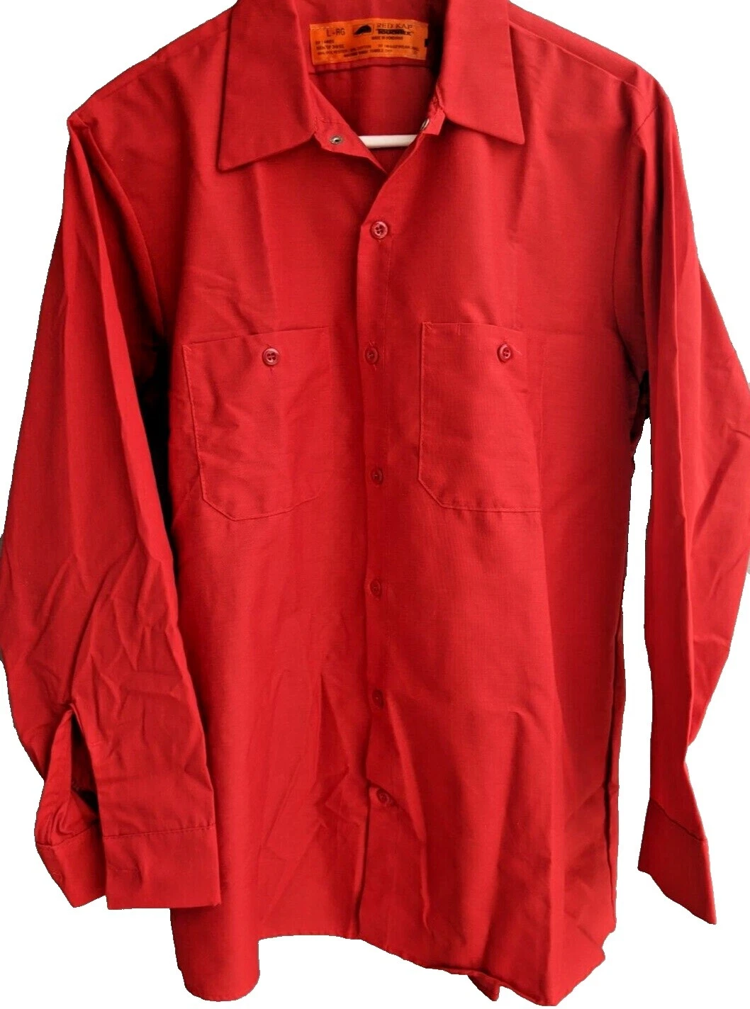 Camisas de gorra roja para hombre talla L