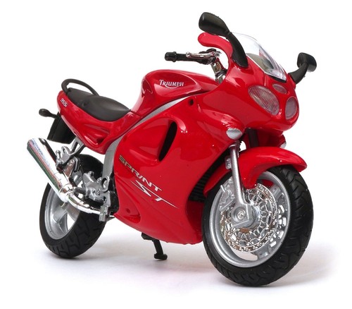 Triumph Sprint British Motorcycle Bike Model Diecast 1:18 Scale Welly - Picture 5 of 5