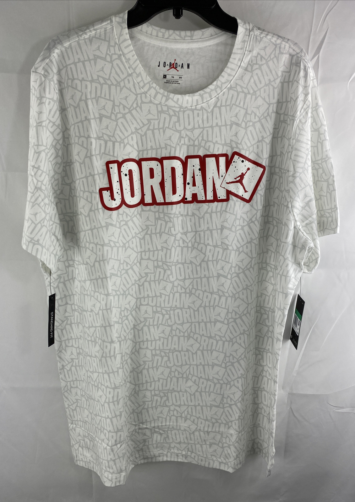 Nike Jordan Brand Sticker AOP Mens T Shirt Jumpman All Over Print Size XXL 2XL eBay