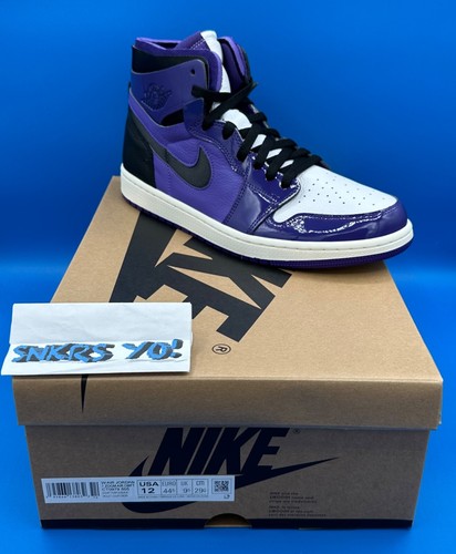 Jordan 1 High Zoom Air CMFT Purple Patent (CT0979-505) Size 12 (Men's 10.5) - Picture 6 of 7