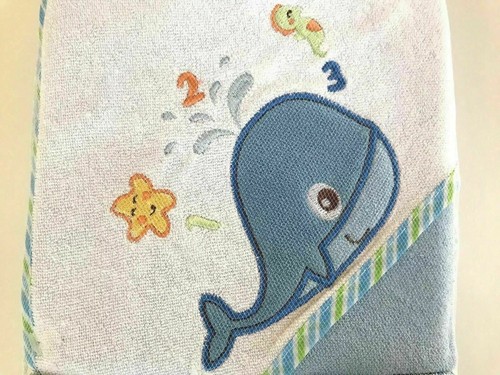 Lil Mimos Bebé Infante Baño Toalla Con Capucha con 5 Paños Set de Regalo NUEVO - Imagen 3 de 16