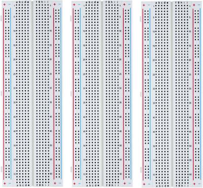 3 Stück MB830-102 Breadboard 830 Punkt Lötfrei Prototyp PCB Platine Kit für Proto