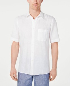 linen tasso 2xl elba sleeve button mens short shirt classic