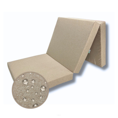Klappmatratze mit wasserfestem Outdoor-Bezug Größe XM 195x60x9cm