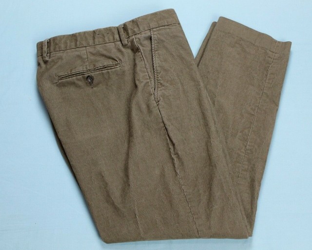 J.CREW Mens Classic Fit Corduroy Pants 36x30 Brown EUC 13197 eBay