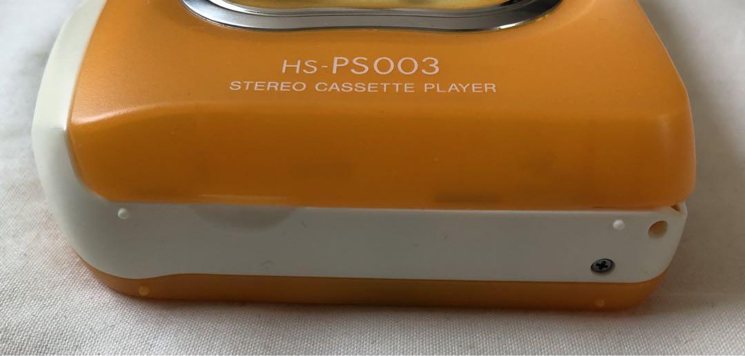 AIWA HS-PS003 Orange Portable Stereo Cassette Player Sony