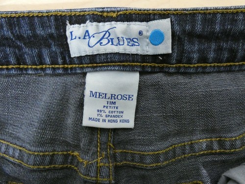 L.A. Blues Jean’s Women’s 11M Petite Melrose Medium Wash High Rise Boot Stretch - Picture 8 of 12