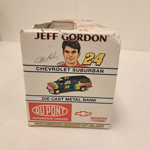 Vintage Nascar 24 JEFF GORDON CHEVROLET SUBURBAN BANK Die-cast Brookfield 1:25 - Picture 3 of 5