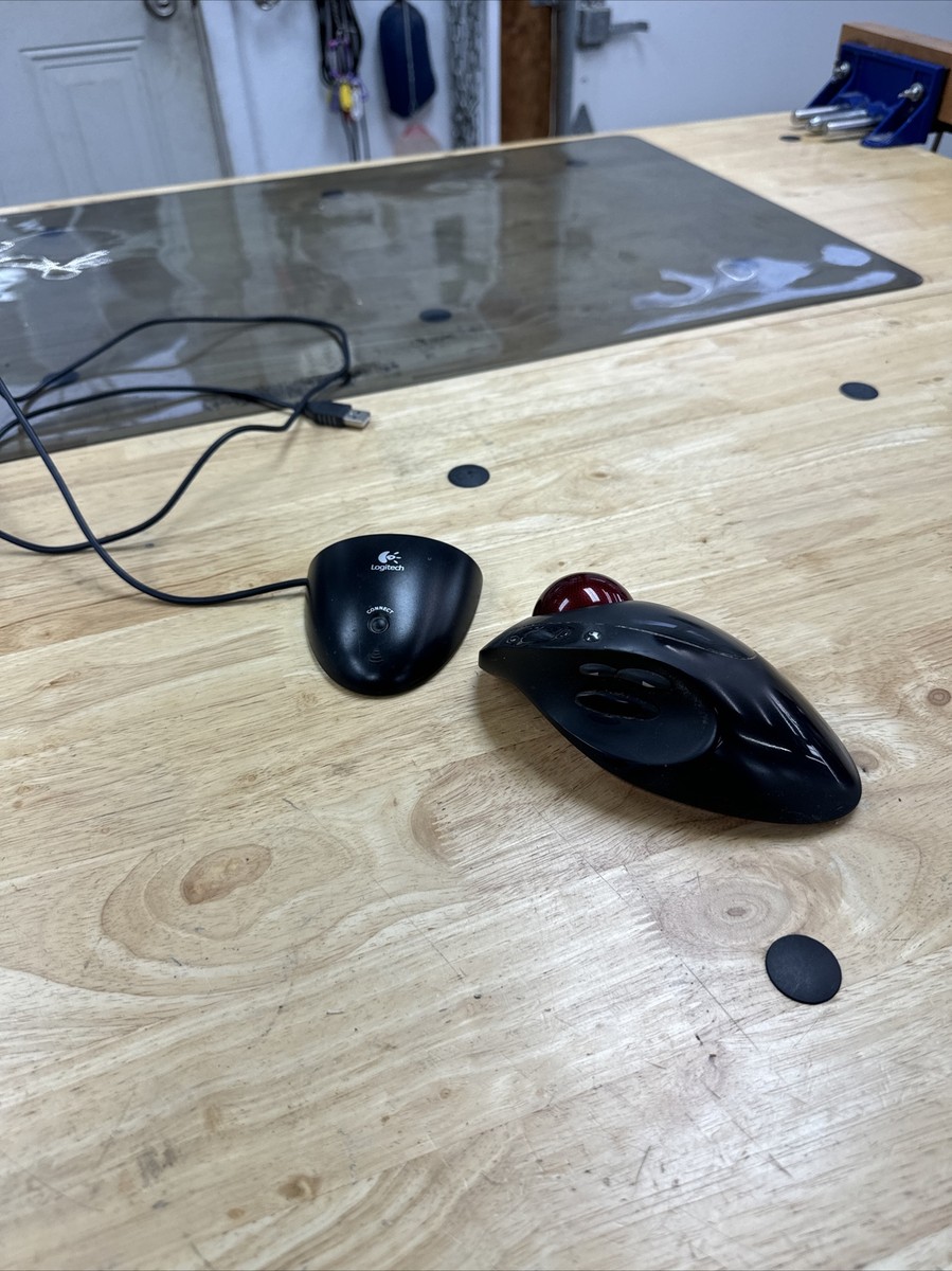 Logitech Cordless Optical Trackman T-RB22 + Receiver CLEANED
