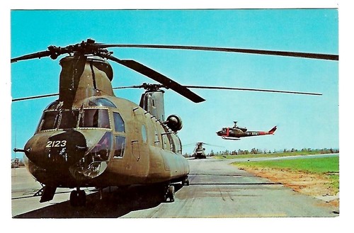 Aviation Postcard UH-l "Iroquois" Fort Rucker Alabama Helicopter - Picture 1 of 2