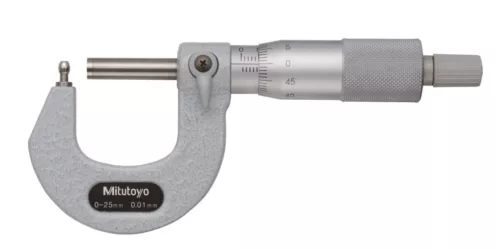 Mitutoyo Micrometer BMB2-25 115-308 Analog Spherical Micrometer