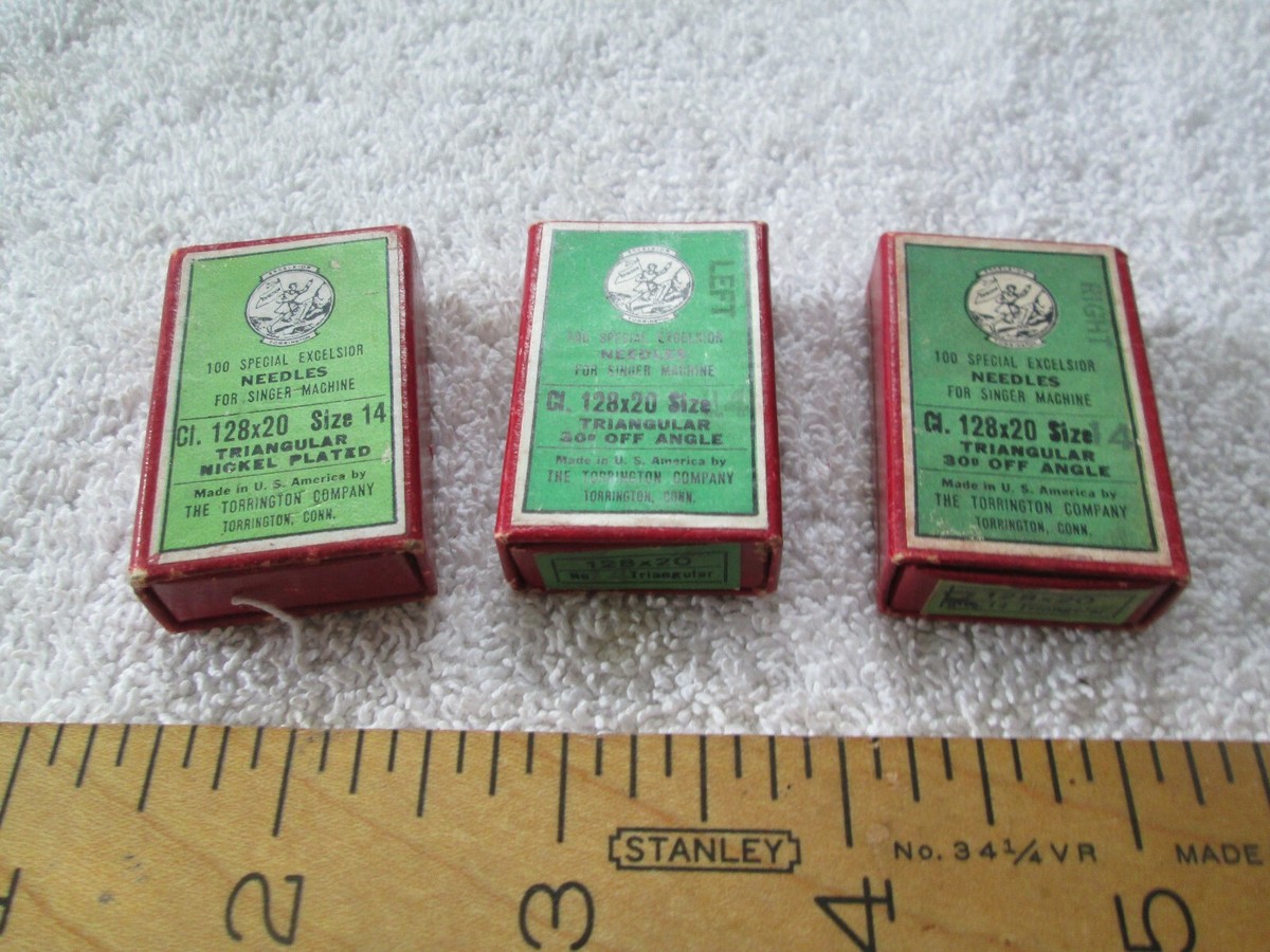 3 Bxs(250+) Needles by Torrington for Antique Singer- CL 128