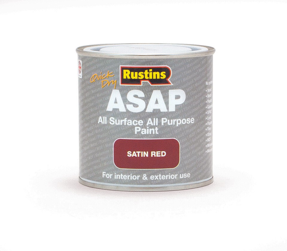 Rustins Quick Dry ASAP All Surface All Purpose Paint - All Colours 250 ...