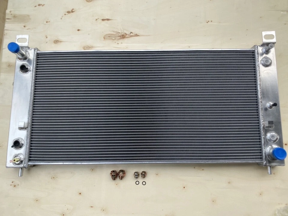 2 Rows 34" Radiator for 2002-2014 Cadillac Escalade ESV EXT 6.0L 6.2L 5.3L New Foto 2 de 4