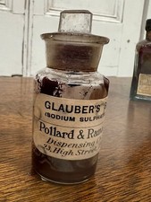 Vintage Gauber Salt Apothercary Bottle