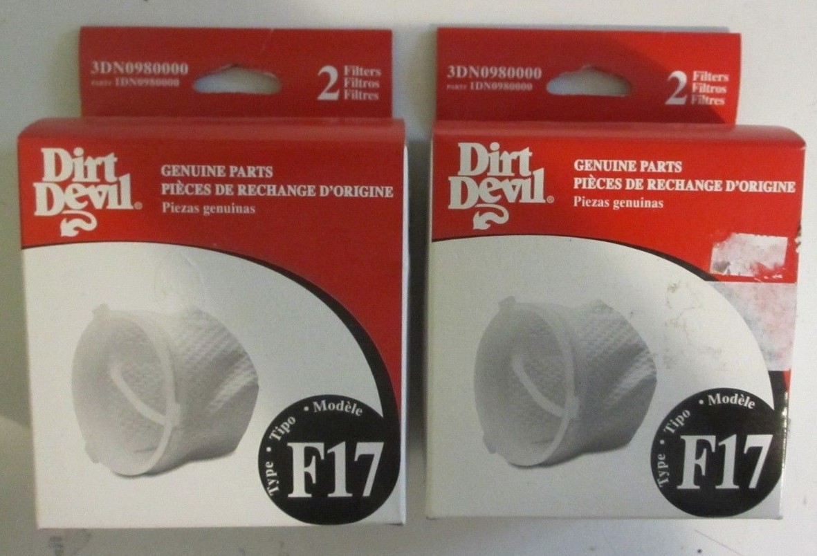 GENUINE NEW Dirt Devil F17 Dust Cup Filter, Replaces 3DN0980000