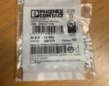 Cabezal de prensado en frío Phoenix Contact AI 0,5-10 WH 3201275 100 un.
