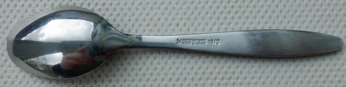 MONOGRAM Vintage Coffee Spoon Stainless Steel Retro Cutlery - SEVERAL AVAILABLE - Picture 7 of 7