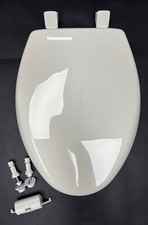 Bemis 1200E3NL 000 Elongated Easy Clean Toilet Seat in White with night light