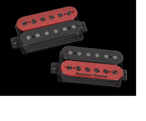 Juego de Humbucker Seymour Duncan Nazgul & Sentient Trembucker Rojo y Negro Cebra - Imagen 3 de 4