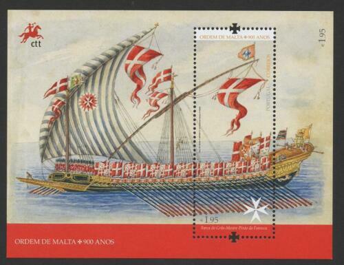Portugal - "SCHIFFE ~ RITTERLICHKEIT ~ 900. JAHR. DER ORDNUNG VON MALTA"" POSTFRISCH MS 2013 - Bild 2 von 2