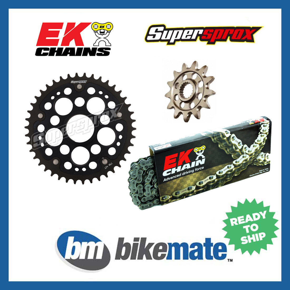 Chain and Sprocket Kit for DUCATI 1200 Multistrada S Pikes Peak 2015 ...