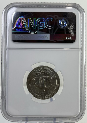 1954 S Washington Quarter Dollar - NGC MS66 - 25c - San Francisco - Bild 2 von 4