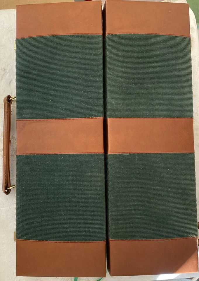 Футляр для переноски игр Rummy-O плитка полный винтажный с песочными часами Lucite - Изображение 4 из 4