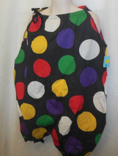 Little Clown costume Small/Medium child 4 to 9 year old Dotted Cotton Romper