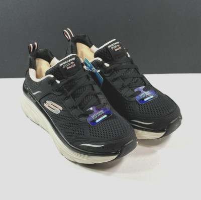 Skechers D'Lux Walker Infinite Motion / Womans / BLACK/PINK / NIB/ Reg $90
