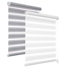 Costom Size Zebra Blinds Dual Roller Blinds Curtains Horizontal Window Shades