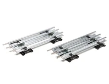 TWO PACK  5" Straight O Gauge Tubular Track - NEW