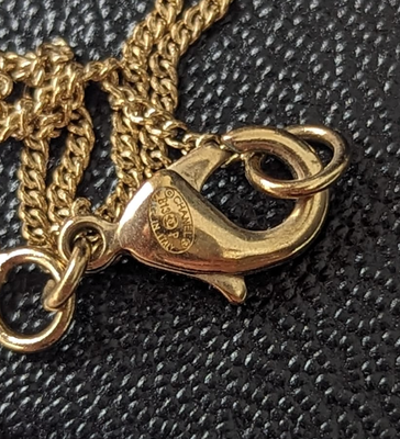 chanel pearl cc gold square box chain necklace