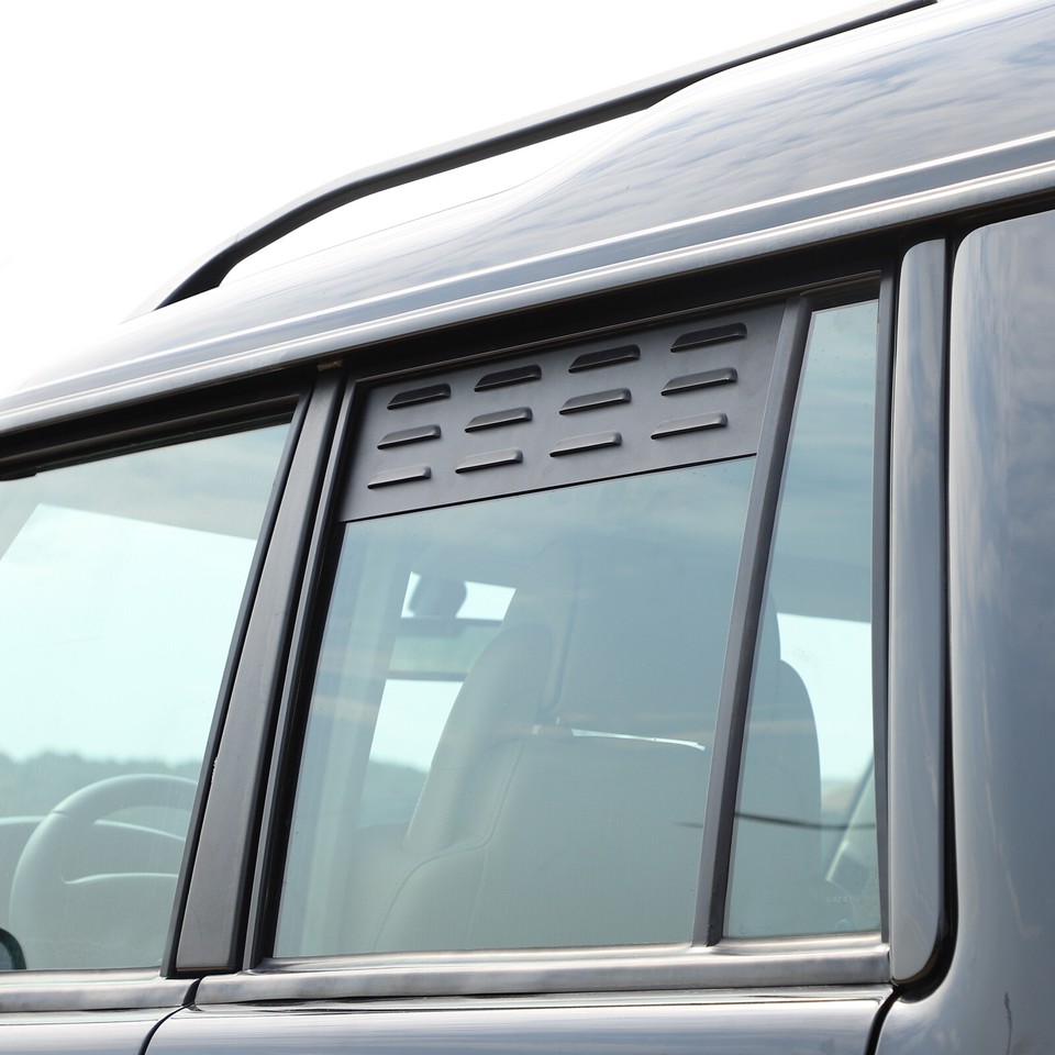 For Land Rover Discovery 2 98-03 Black Aluminum Side Window Louver ...