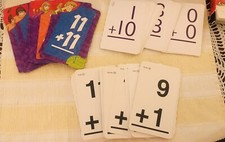Three Sets Of Addition Flash Cards