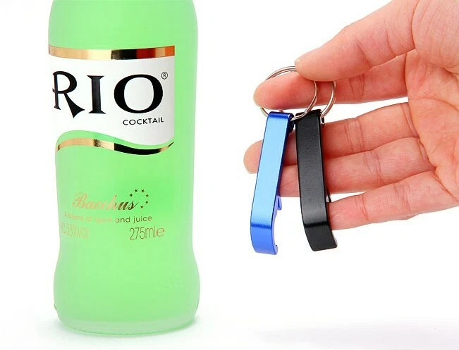 2 x Bottle Opener Keyring Novelty Metal Colour Keychain BN UK Free P&P UK AC1030 - Image 4 of 4